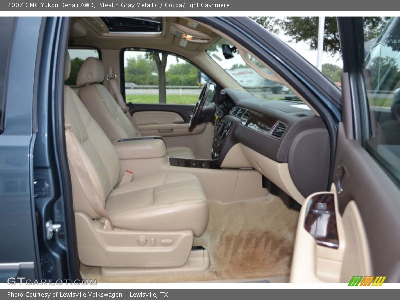 Stealth Gray Metallic / Cocoa/Light Cashmere 2007 GMC Yukon Denali AWD