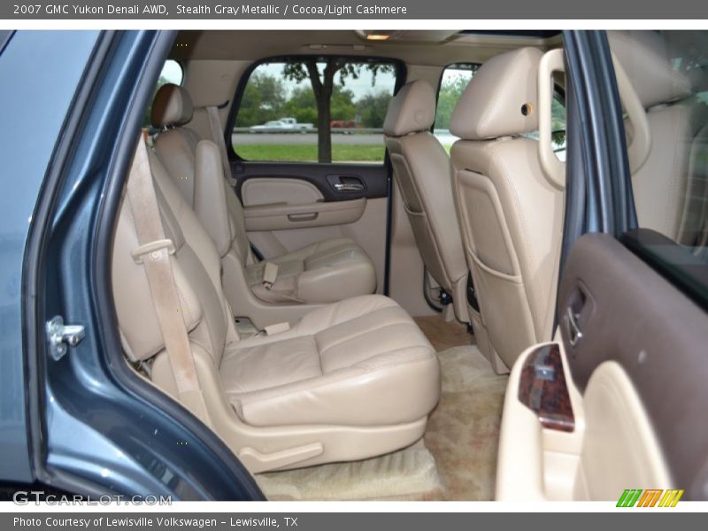 Stealth Gray Metallic / Cocoa/Light Cashmere 2007 GMC Yukon Denali AWD