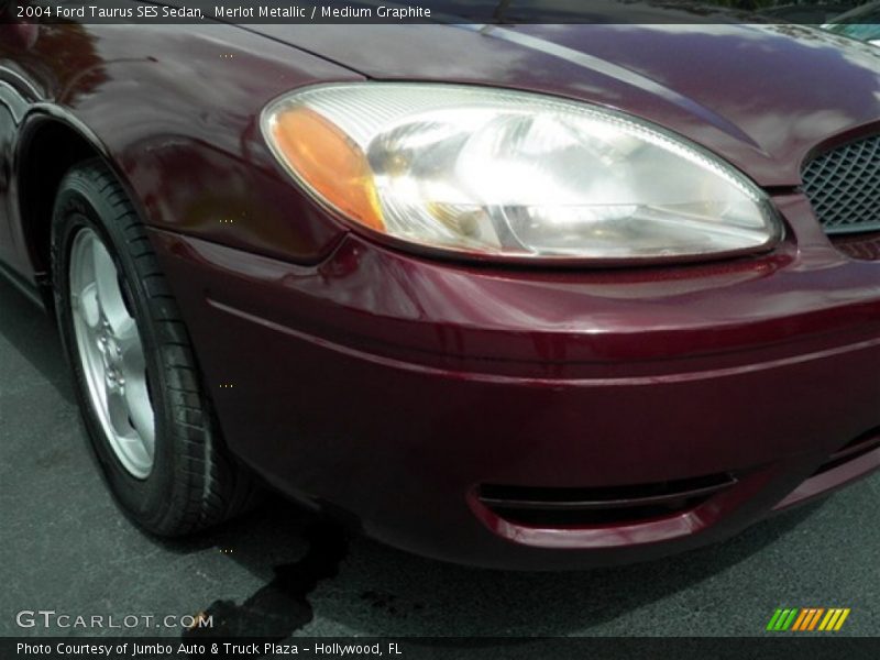 Merlot Metallic / Medium Graphite 2004 Ford Taurus SES Sedan