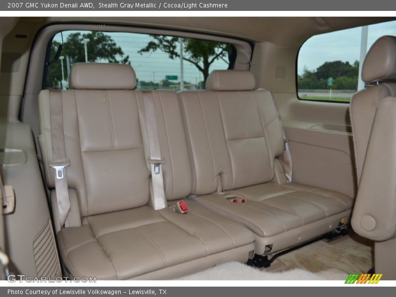 Stealth Gray Metallic / Cocoa/Light Cashmere 2007 GMC Yukon Denali AWD
