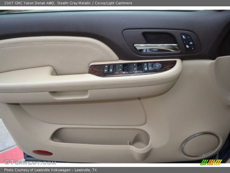 Stealth Gray Metallic / Cocoa/Light Cashmere 2007 GMC Yukon Denali AWD
