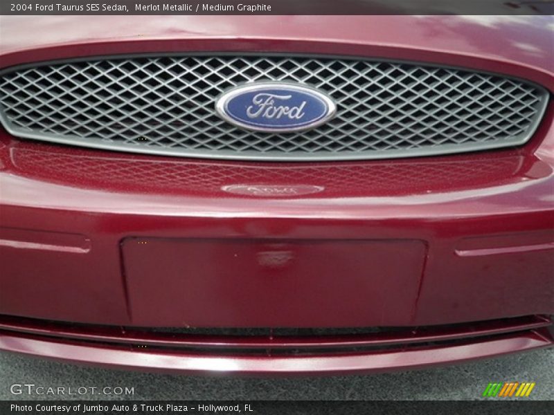 Merlot Metallic / Medium Graphite 2004 Ford Taurus SES Sedan