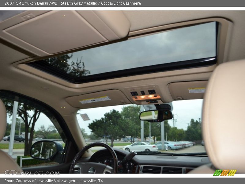 Stealth Gray Metallic / Cocoa/Light Cashmere 2007 GMC Yukon Denali AWD