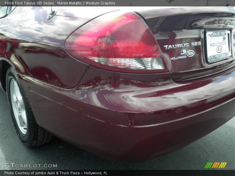 Merlot Metallic / Medium Graphite 2004 Ford Taurus SES Sedan