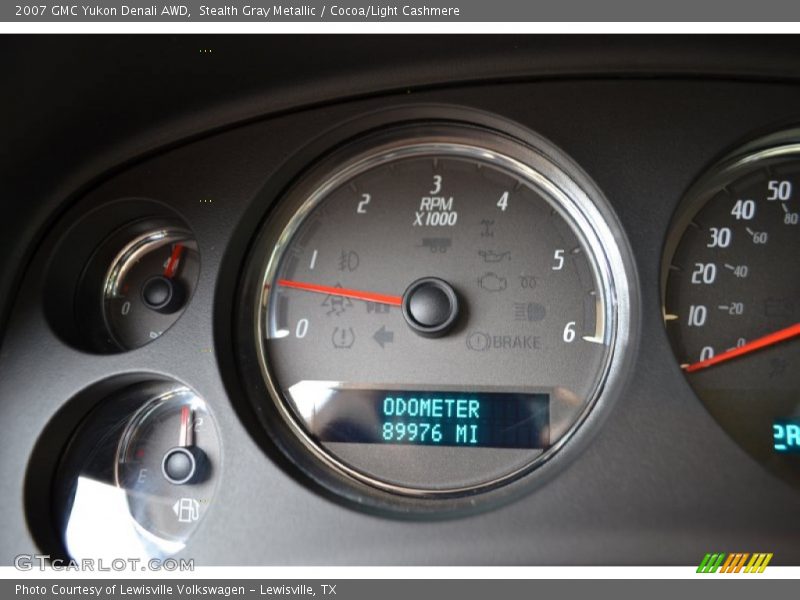 Stealth Gray Metallic / Cocoa/Light Cashmere 2007 GMC Yukon Denali AWD
