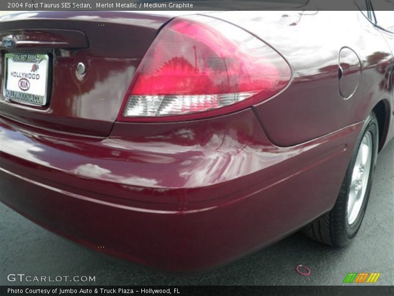 Merlot Metallic / Medium Graphite 2004 Ford Taurus SES Sedan