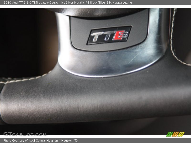 Ice Silver Metallic / S Black/Silver Silk Nappa Leather 2010 Audi TT S 2.0 TFSI quattro Coupe