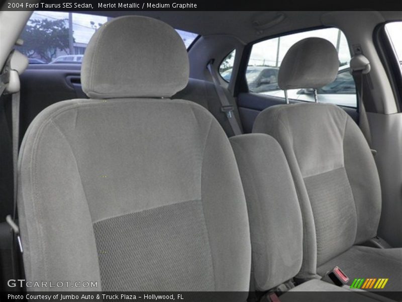 Merlot Metallic / Medium Graphite 2004 Ford Taurus SES Sedan