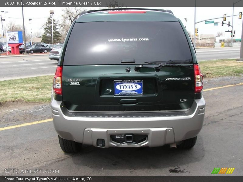 Timberline Green / Oak 2003 Isuzu Ascender LS 4x4