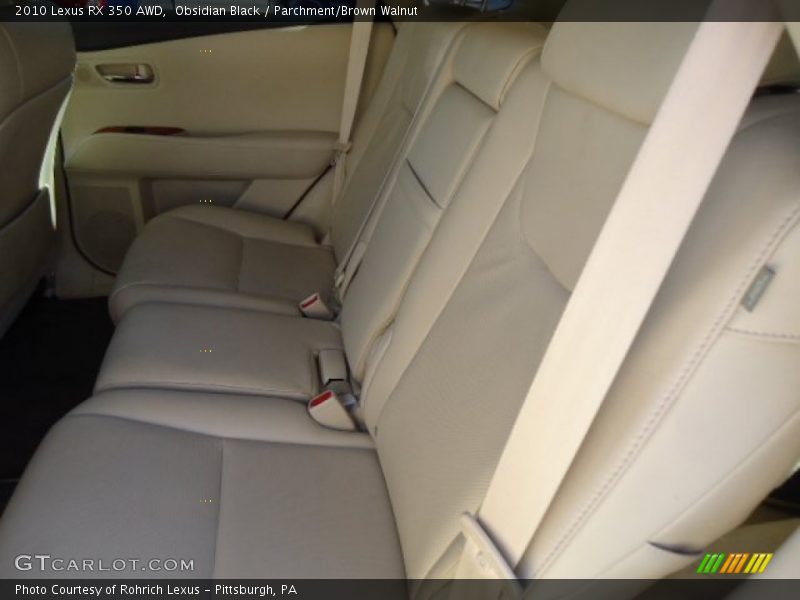 Obsidian Black / Parchment/Brown Walnut 2010 Lexus RX 350 AWD