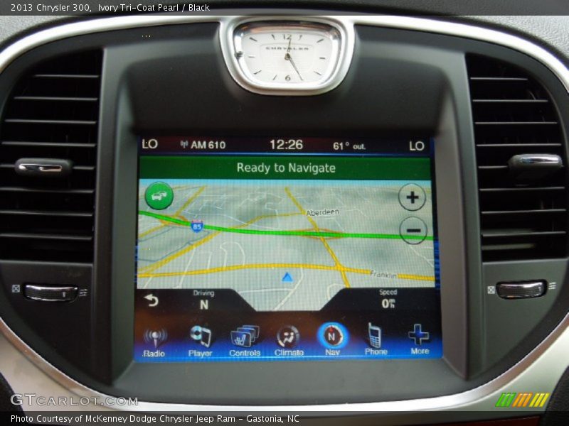 Ivory Tri-Coat Pearl / Black 2013 Chrysler 300