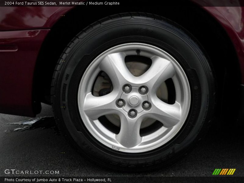 Merlot Metallic / Medium Graphite 2004 Ford Taurus SES Sedan