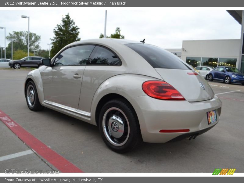Moonrock Silver Metallic / Titan Black 2012 Volkswagen Beetle 2.5L