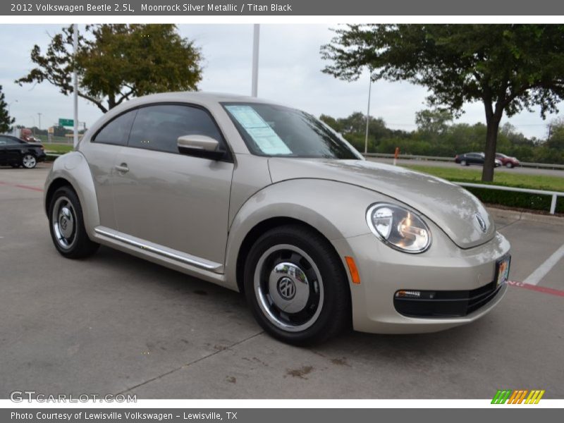 Moonrock Silver Metallic / Titan Black 2012 Volkswagen Beetle 2.5L