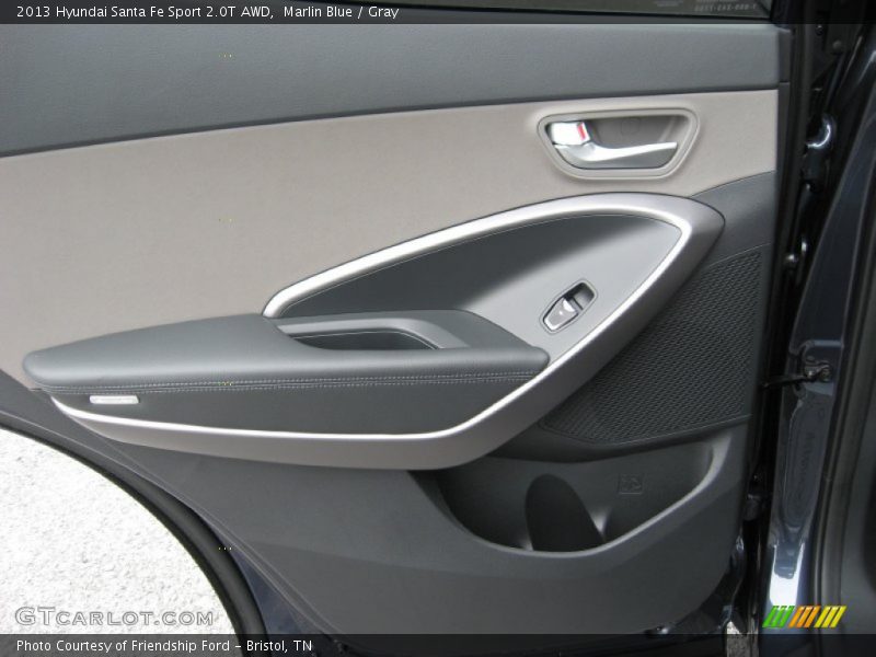 Marlin Blue / Gray 2013 Hyundai Santa Fe Sport 2.0T AWD