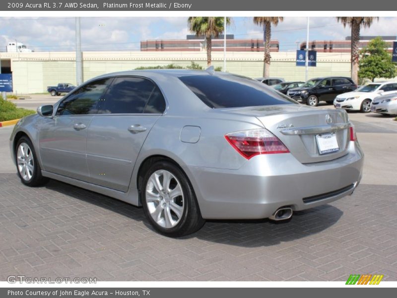 Platinum Frost Metallic / Ebony 2009 Acura RL 3.7 AWD Sedan