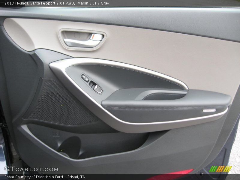 Marlin Blue / Gray 2013 Hyundai Santa Fe Sport 2.0T AWD