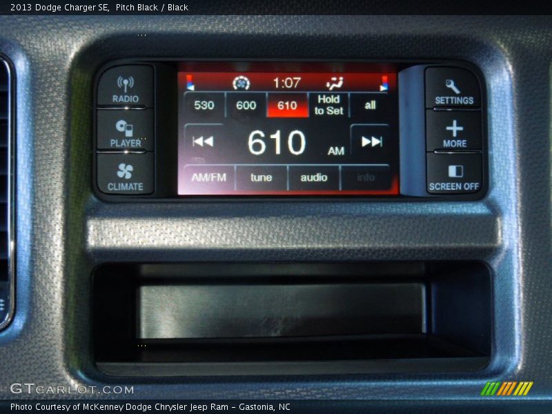 Pitch Black / Black 2013 Dodge Charger SE