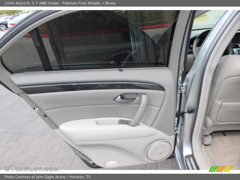 Platinum Frost Metallic / Ebony 2009 Acura RL 3.7 AWD Sedan