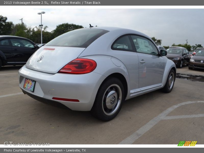 Reflex Silver Metallic / Titan Black 2013 Volkswagen Beetle 2.5L