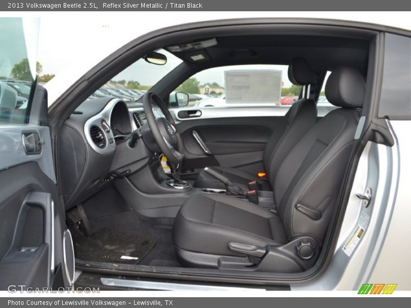 Reflex Silver Metallic / Titan Black 2013 Volkswagen Beetle 2.5L