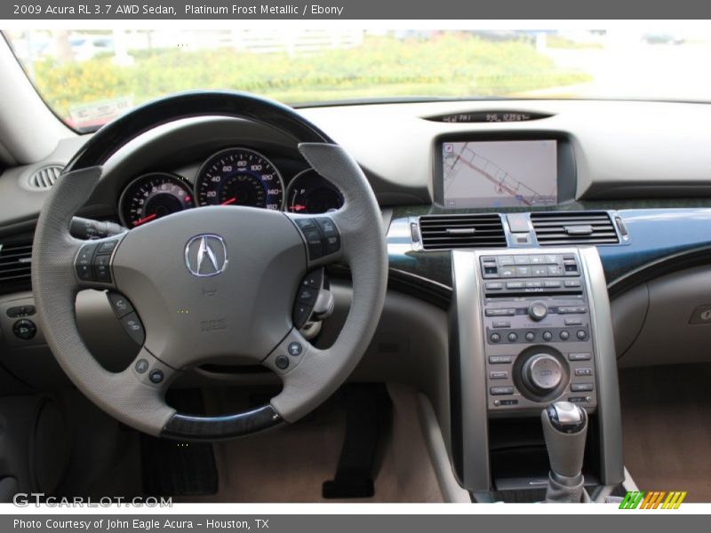 Platinum Frost Metallic / Ebony 2009 Acura RL 3.7 AWD Sedan