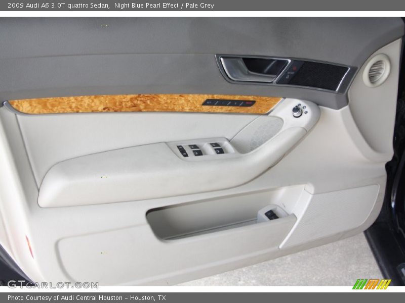 Night Blue Pearl Effect / Pale Grey 2009 Audi A6 3.0T quattro Sedan