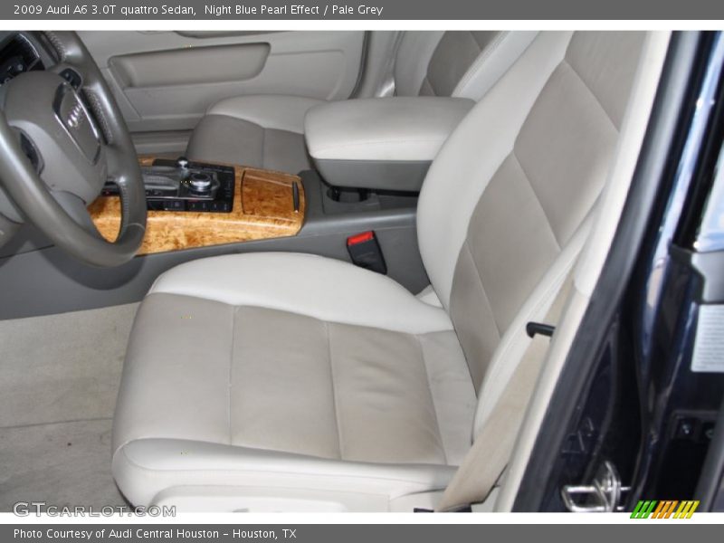 Night Blue Pearl Effect / Pale Grey 2009 Audi A6 3.0T quattro Sedan