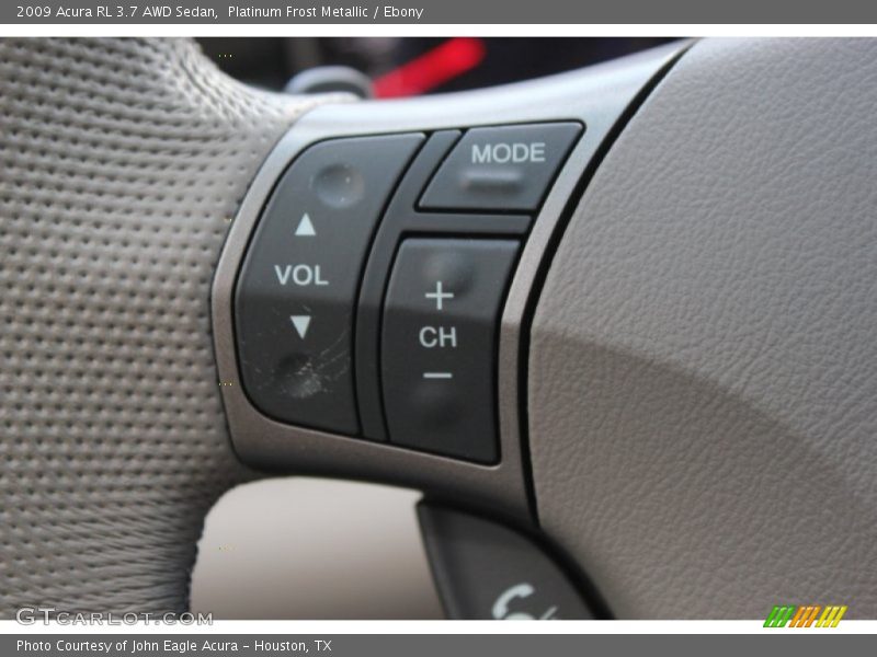 Platinum Frost Metallic / Ebony 2009 Acura RL 3.7 AWD Sedan