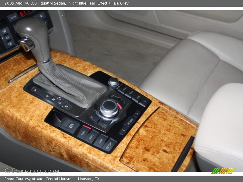 Night Blue Pearl Effect / Pale Grey 2009 Audi A6 3.0T quattro Sedan