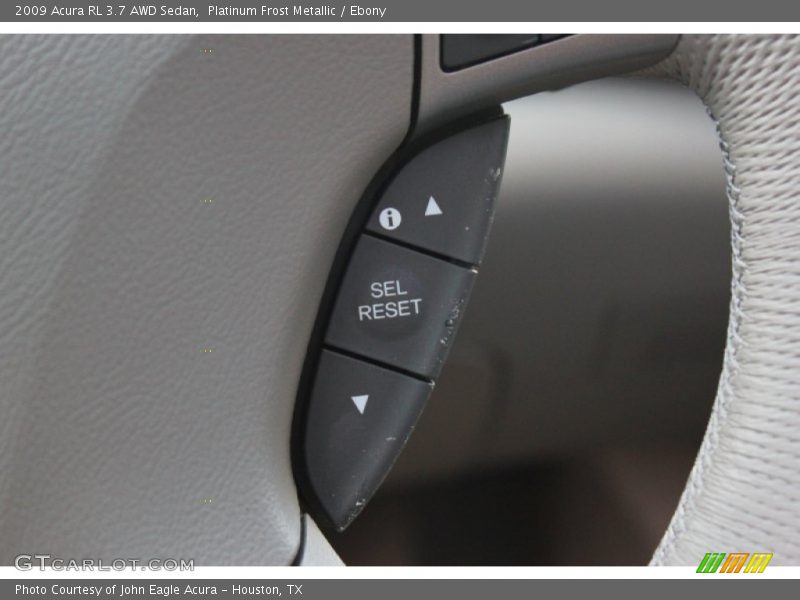 Platinum Frost Metallic / Ebony 2009 Acura RL 3.7 AWD Sedan