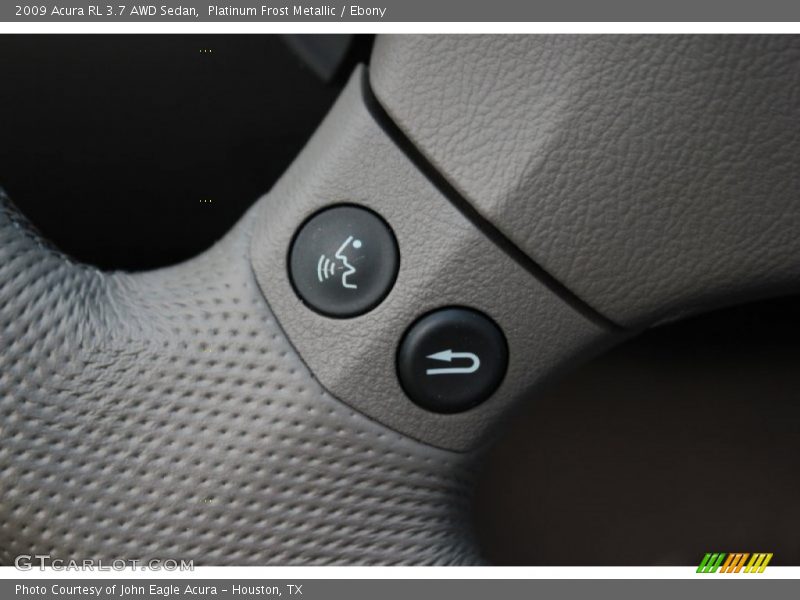 Platinum Frost Metallic / Ebony 2009 Acura RL 3.7 AWD Sedan