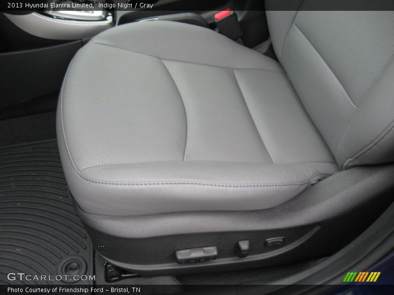 Indigo Night / Gray 2013 Hyundai Elantra Limited