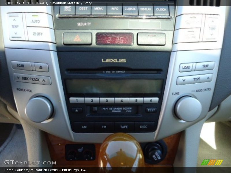 Savannah Metallic / Ivory 2006 Lexus RX 330 AWD