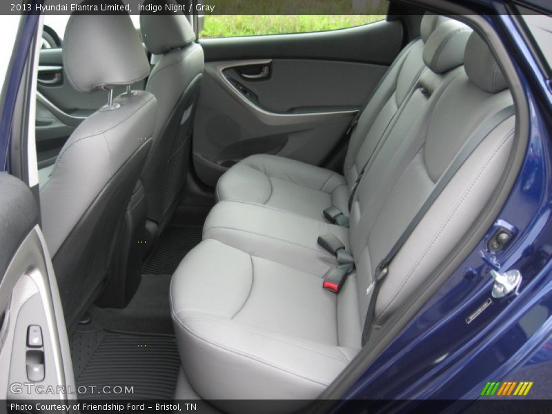 Indigo Night / Gray 2013 Hyundai Elantra Limited