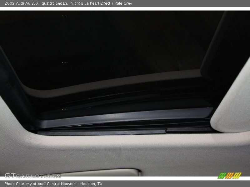 Night Blue Pearl Effect / Pale Grey 2009 Audi A6 3.0T quattro Sedan