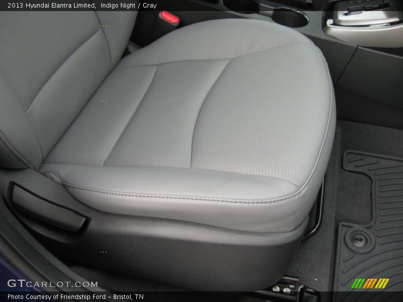 Indigo Night / Gray 2013 Hyundai Elantra Limited