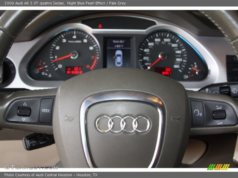 Night Blue Pearl Effect / Pale Grey 2009 Audi A6 3.0T quattro Sedan