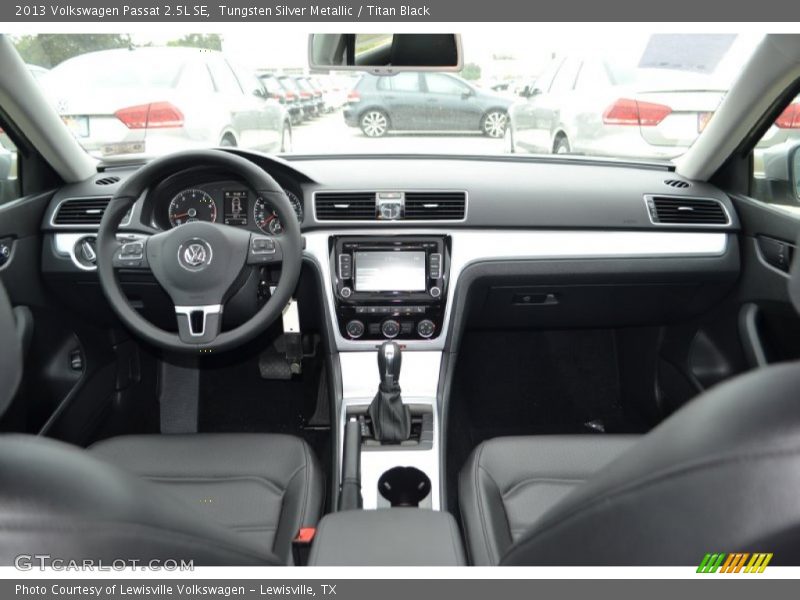 Tungsten Silver Metallic / Titan Black 2013 Volkswagen Passat 2.5L SE