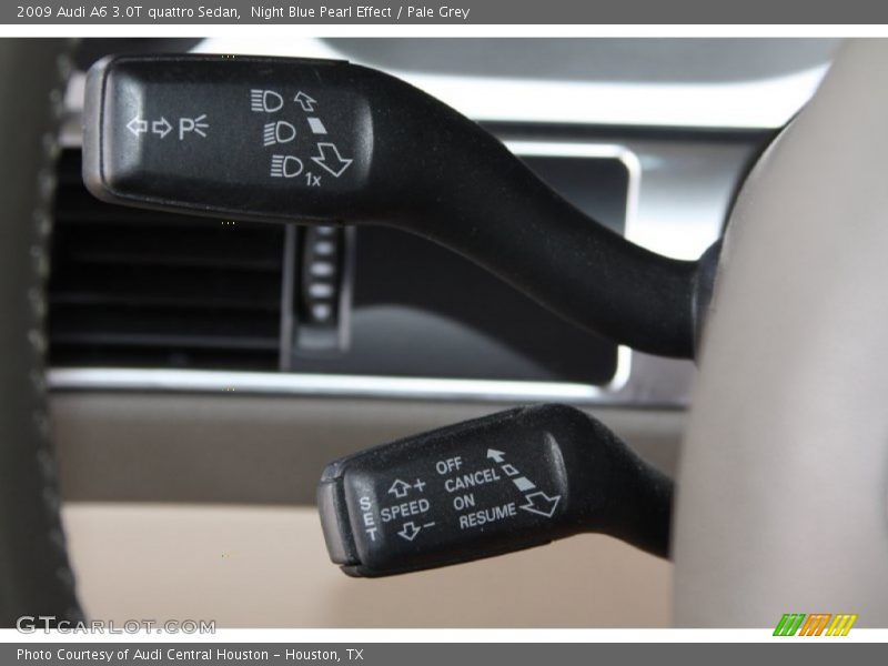 Night Blue Pearl Effect / Pale Grey 2009 Audi A6 3.0T quattro Sedan