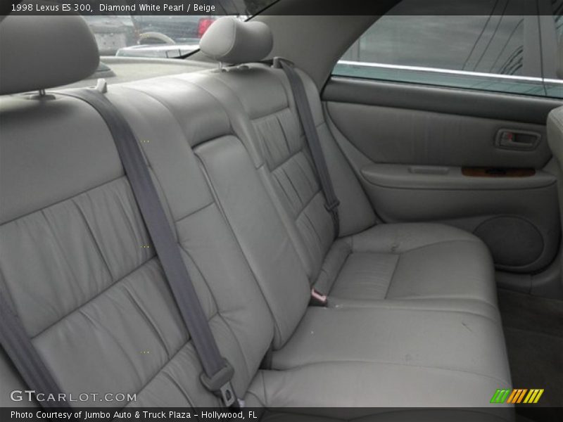 Diamond White Pearl / Beige 1998 Lexus ES 300