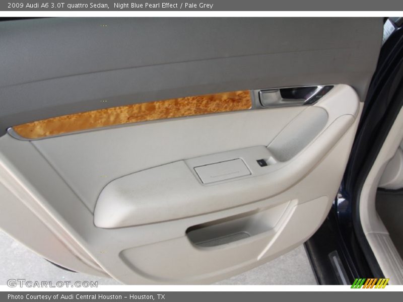 Night Blue Pearl Effect / Pale Grey 2009 Audi A6 3.0T quattro Sedan