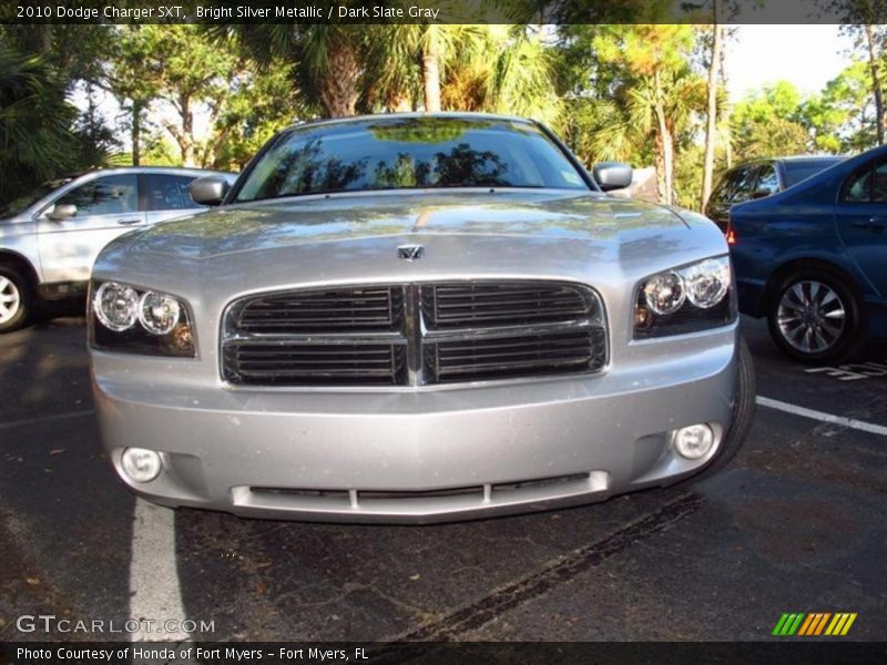 Bright Silver Metallic / Dark Slate Gray 2010 Dodge Charger SXT