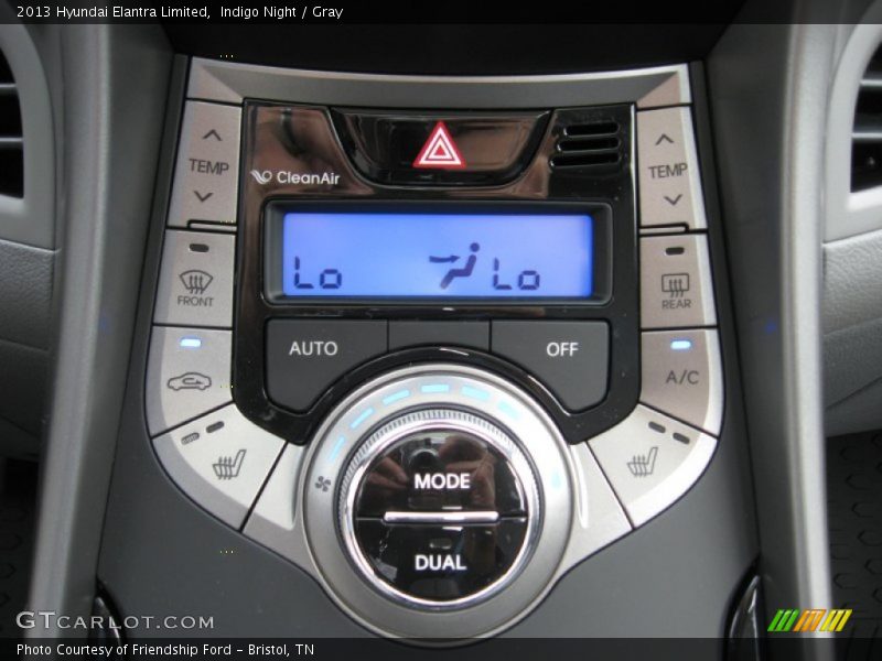 Indigo Night / Gray 2013 Hyundai Elantra Limited