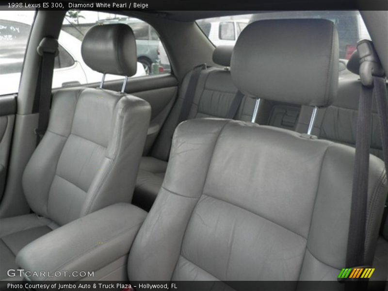 Diamond White Pearl / Beige 1998 Lexus ES 300