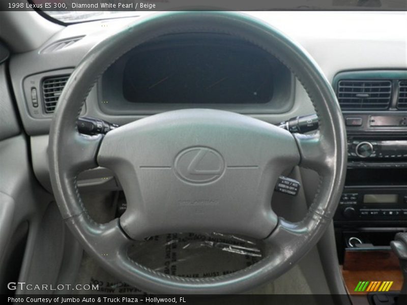 Diamond White Pearl / Beige 1998 Lexus ES 300