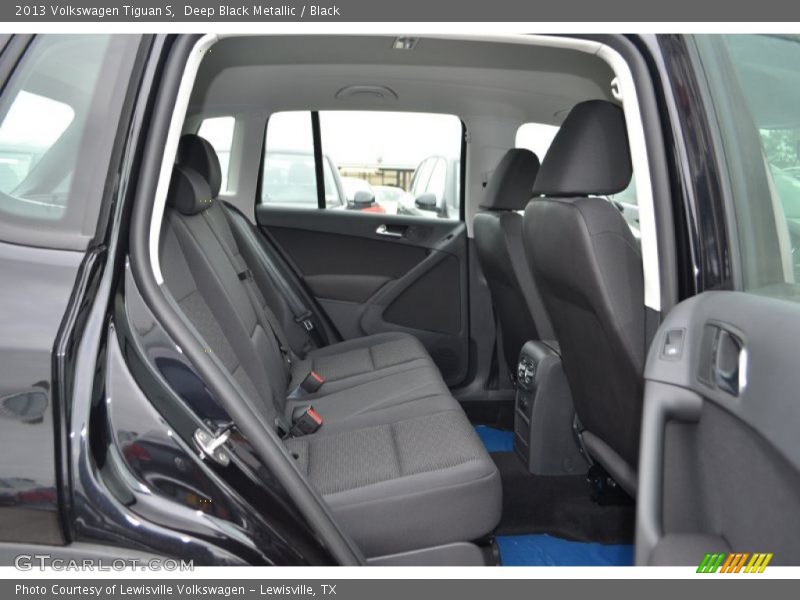 Deep Black Metallic / Black 2013 Volkswagen Tiguan S