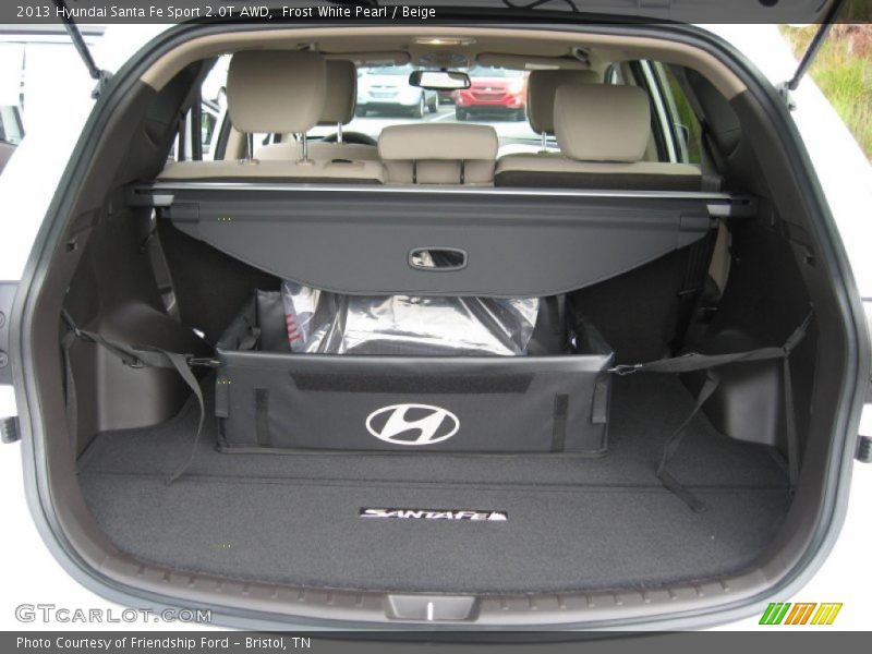  2013 Santa Fe Sport 2.0T AWD Trunk