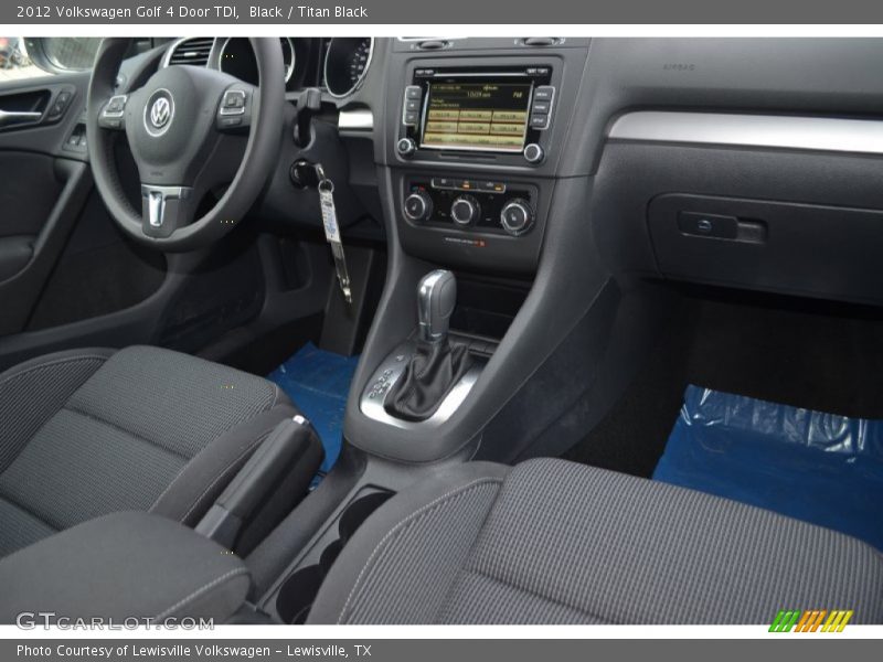 Black / Titan Black 2012 Volkswagen Golf 4 Door TDI