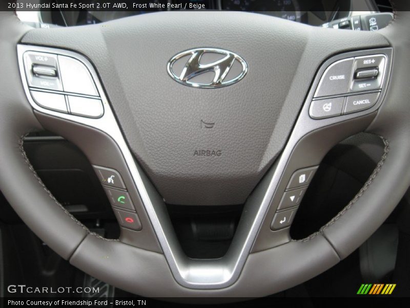  2013 Santa Fe Sport 2.0T AWD Steering Wheel